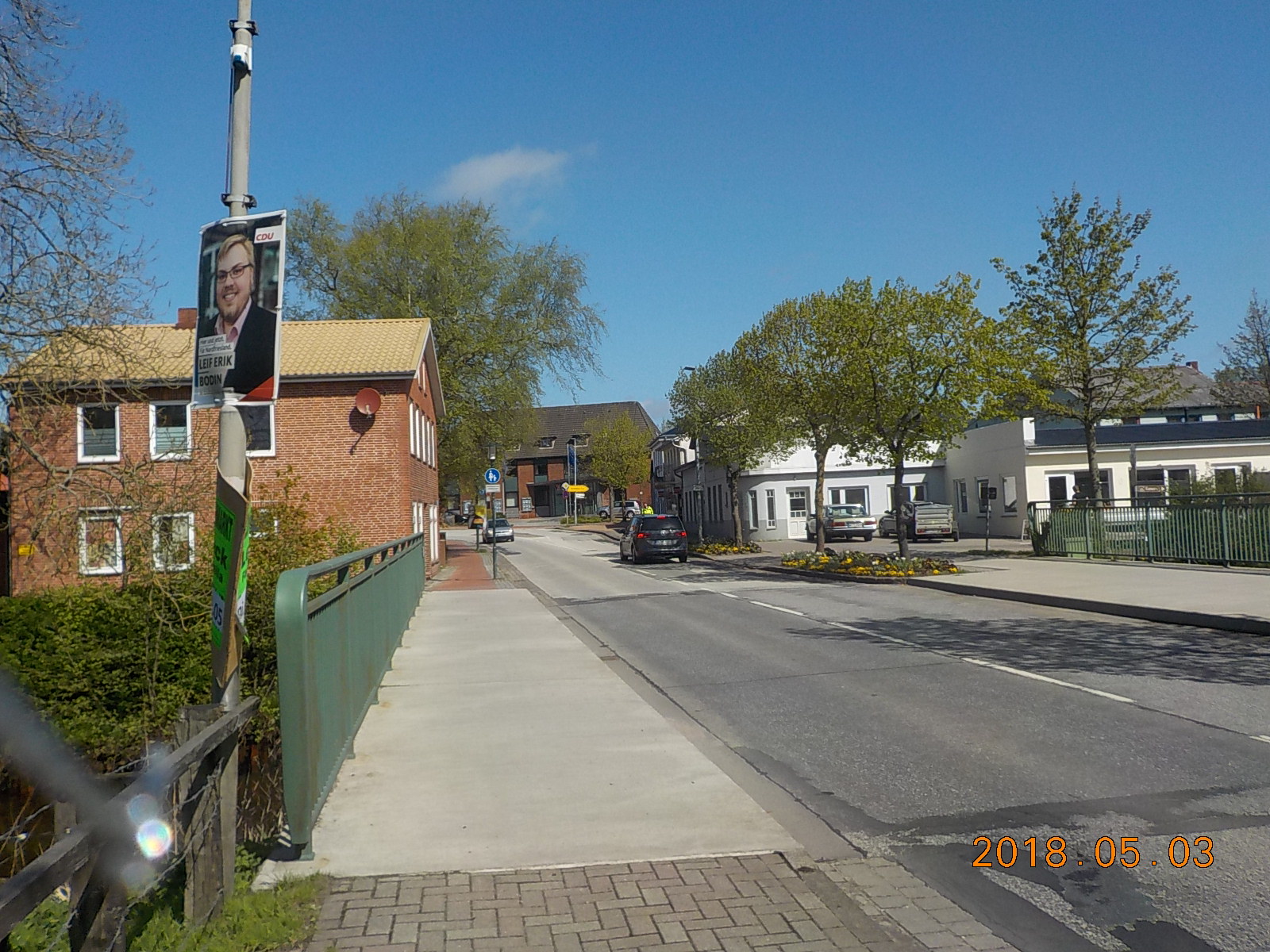 Quelques demeures prises avant de m'être rendue compte qu'un homme me suivait